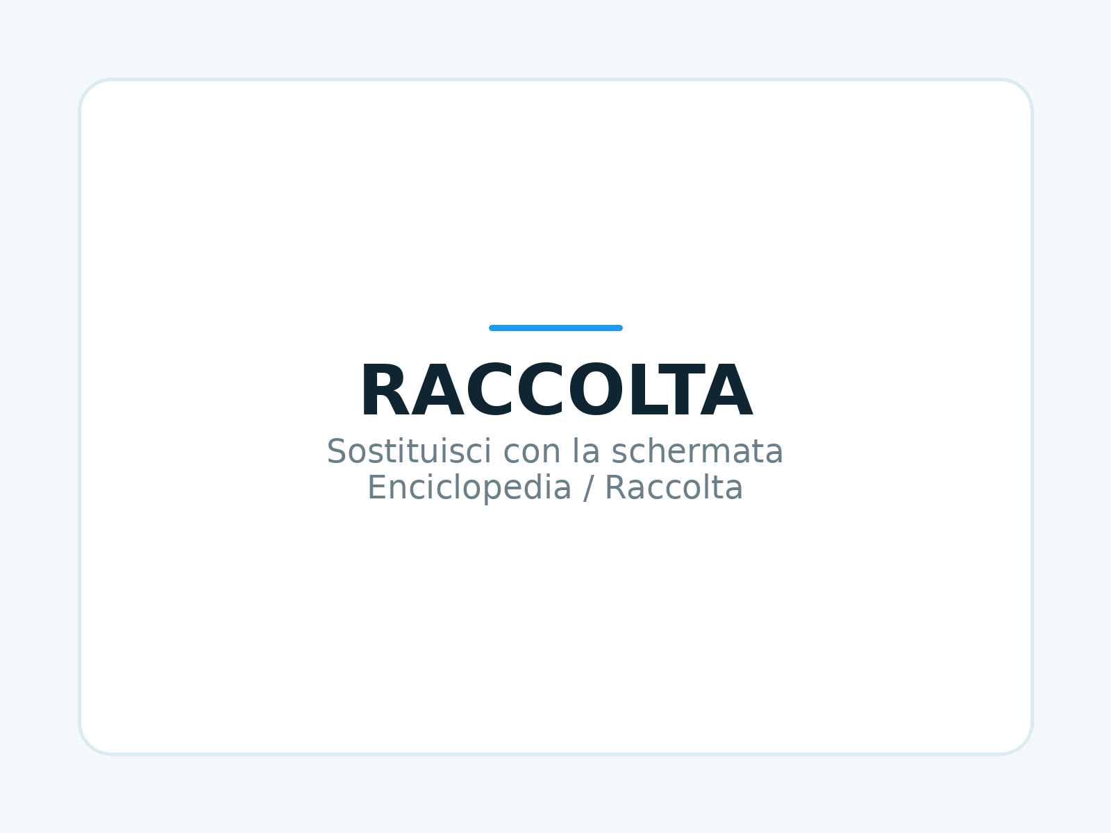 Raccolta Exopedia