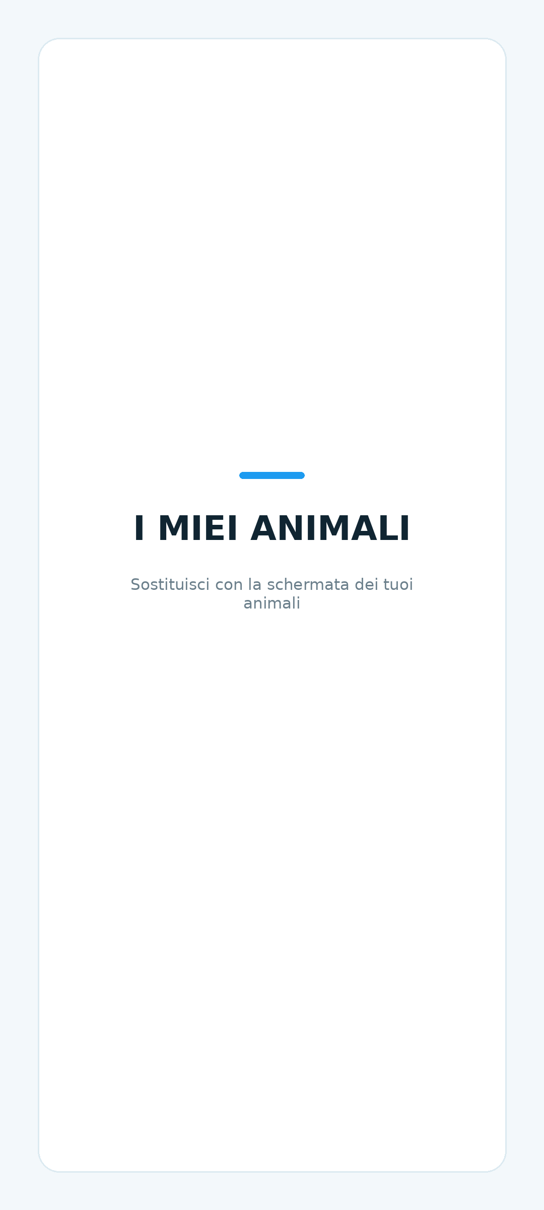 Gestione animali Exopedia